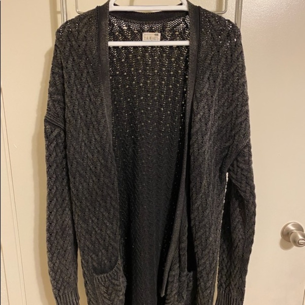 Women’s LA Hearts Black Oversized Cardigan